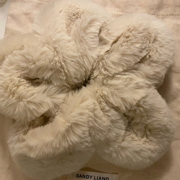 Sandy Liang Flower Power Pet Scrunchie - Taupe - Picture 8 of 8